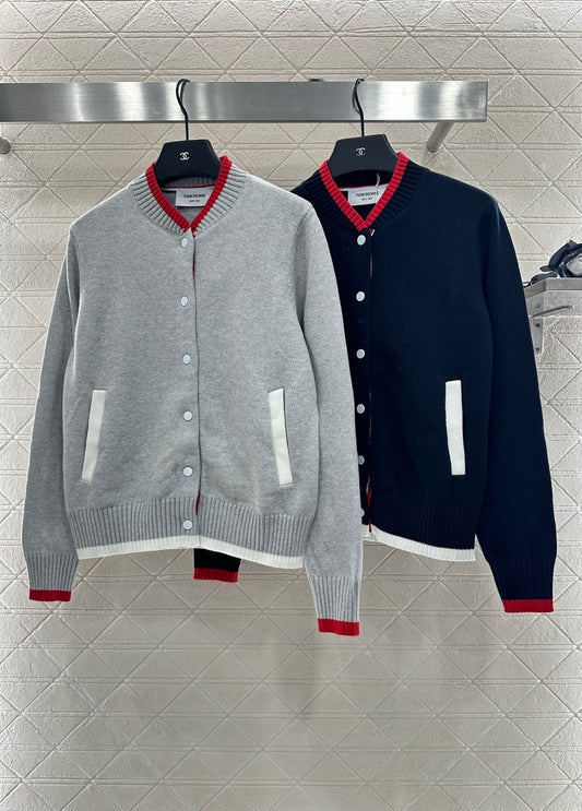 Th 25 Baseball Knitted Jacket