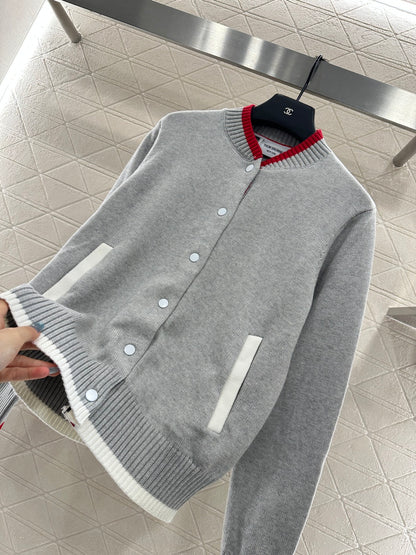 Th 25 Baseball Knitted Jacket