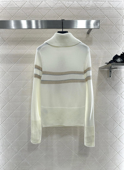 Di 25 Collar Knitted Cashmere Sweater