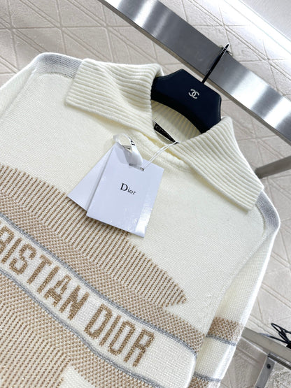 Di 25 Collar Knitted Cashmere Sweater