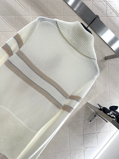 Di 25 Collar Knitted Cashmere Sweater