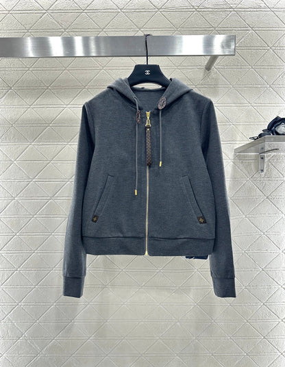 L 25 Hooded Jacket and Pants Pure Cotton Suit