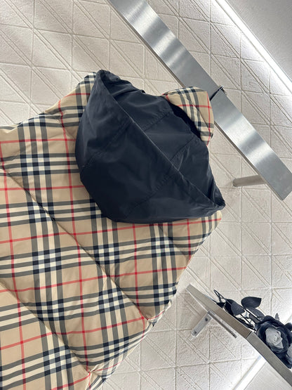 Bru 25 Classic Check Hooded Down Vest