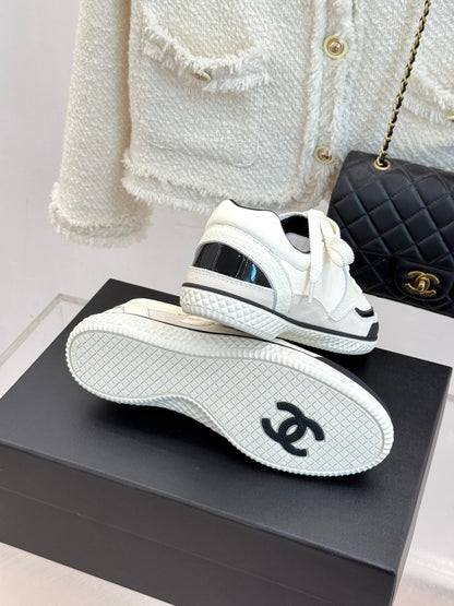 C 25K new casual board shoes and sports shoes(WHITE/SILVER/BLACK)