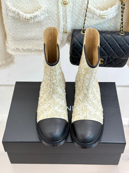 C 25K Sequined short boots
