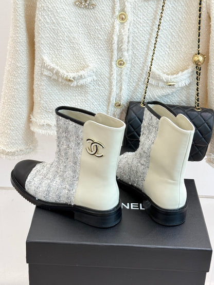 C 25K Sequined short boots