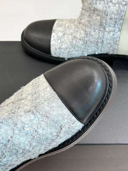 C 25K Sequined short boots