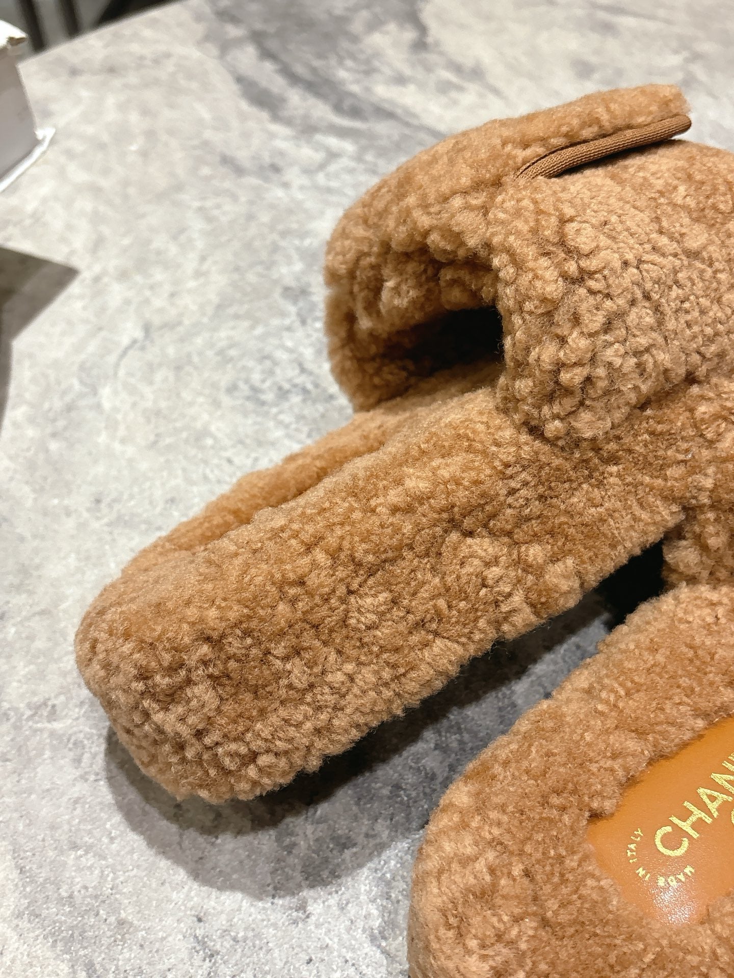 C 25fw new pocket woolen slippers(KHAKI/BEIGI/BLACK/WHITE)
