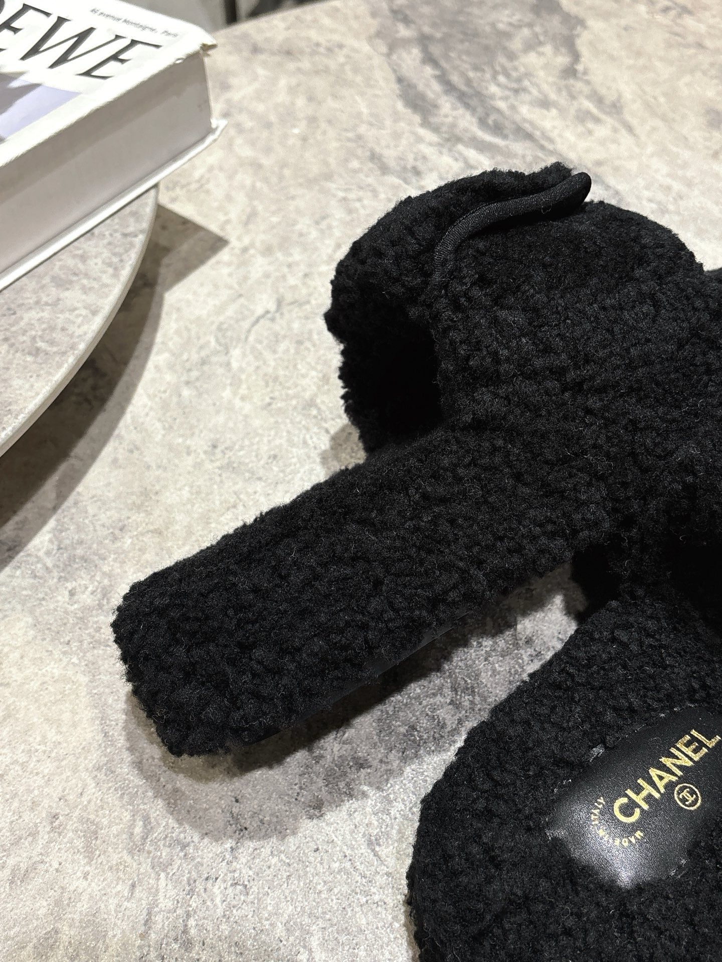 C 25fw new pocket woolen slippers(KHAKI/BEIGI/BLACK/WHITE)