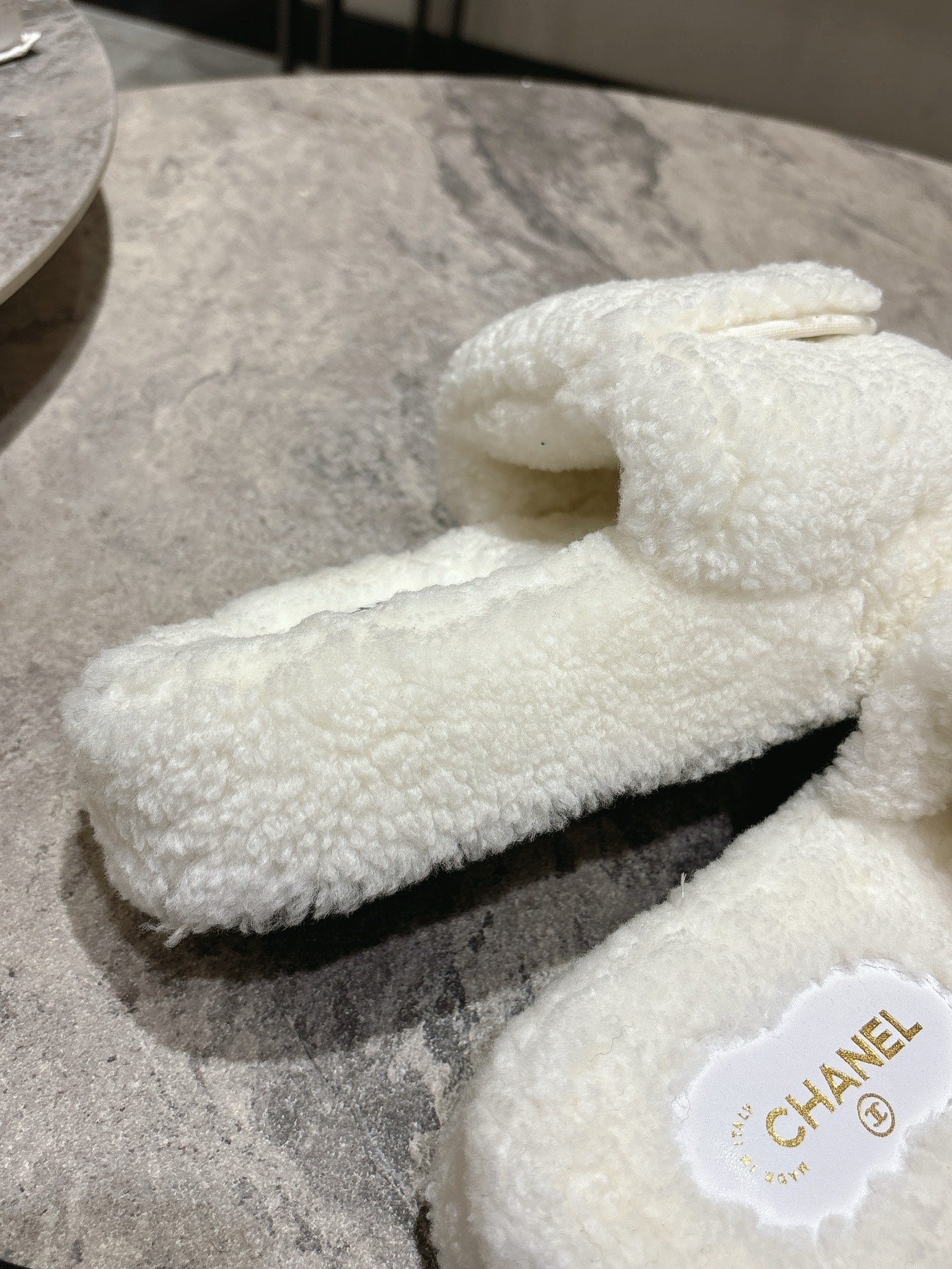 C 25fw new pocket woolen slippers(KHAKI/BEIGI/BLACK/WHITE)