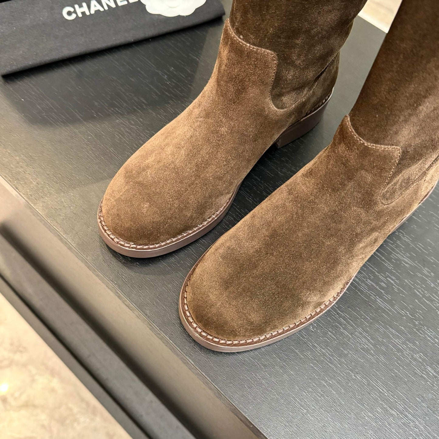 C 25B new chain boots suede boots(KHAKI/PURPLE/BROWN/BLACK)