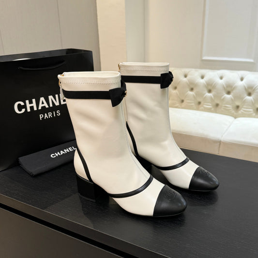 C 25 new butterfly bow short boots
