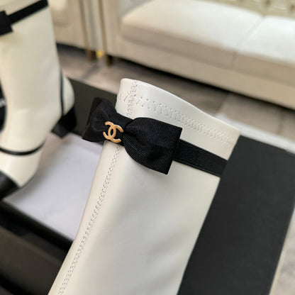 C 25 new butterfly bow short boots