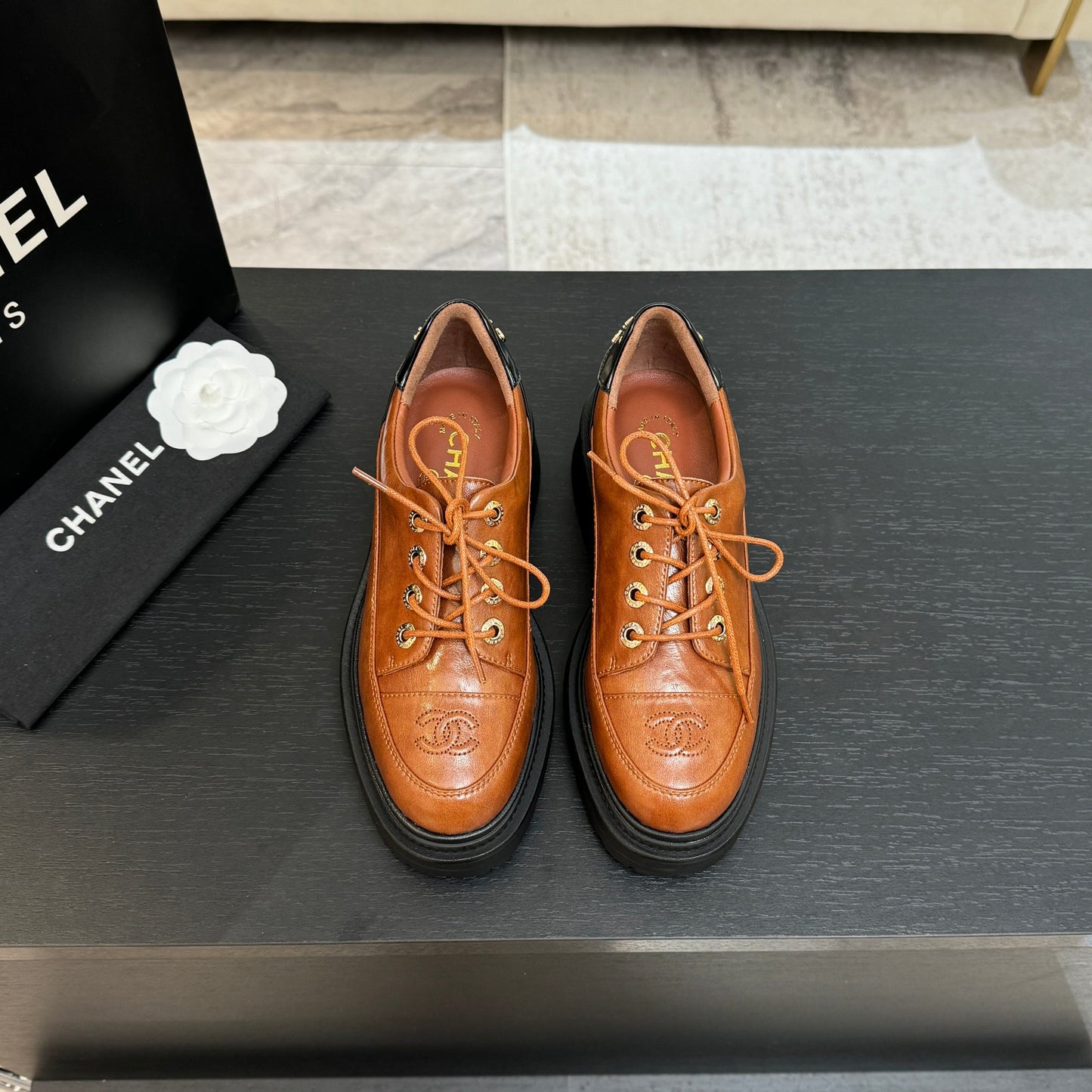 C 24 New thick soled sponge cake, casual, loafers(BROWN/BLACK/BEIGI)