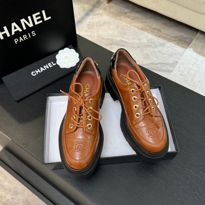 C 24 New thick soled sponge cake, casual, loafers(BROWN/BLACK/BEIGI)