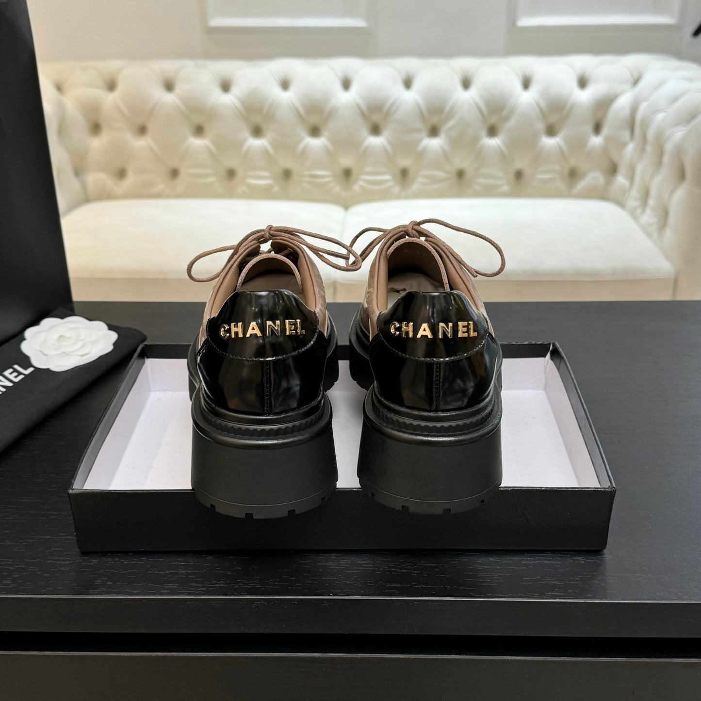 C 24 New thick soled sponge cake, casual, loafers(BROWN/BLACK/BEIGI)
