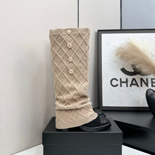 C 25 Knitted wool sheepskin boots（BLACK/BEIGI/BROWN）
