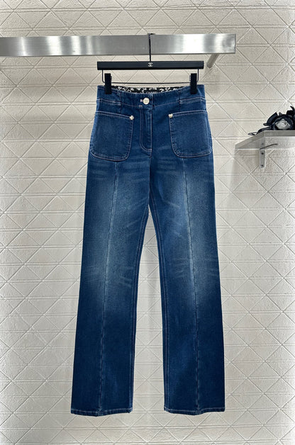 C 25 Distressed stretch jeans