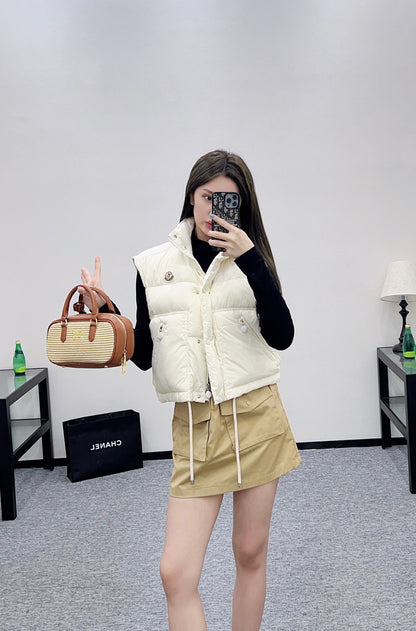 Mon 25 Detachable sleeve vest down jacket