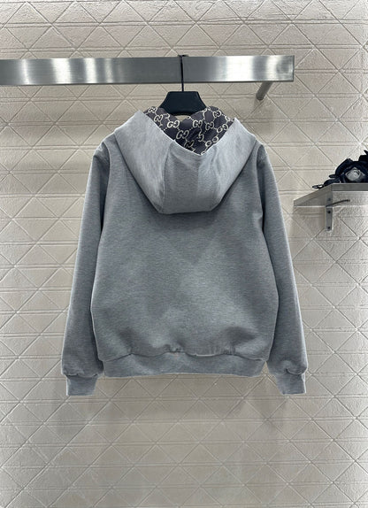 Gu 25 Double sided hooded jacket+long pants pure cotton set