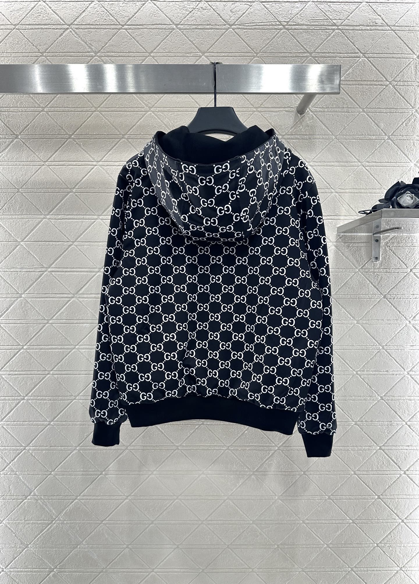 Gu 25 Double sided hooded jacket+long pants pure cotton set