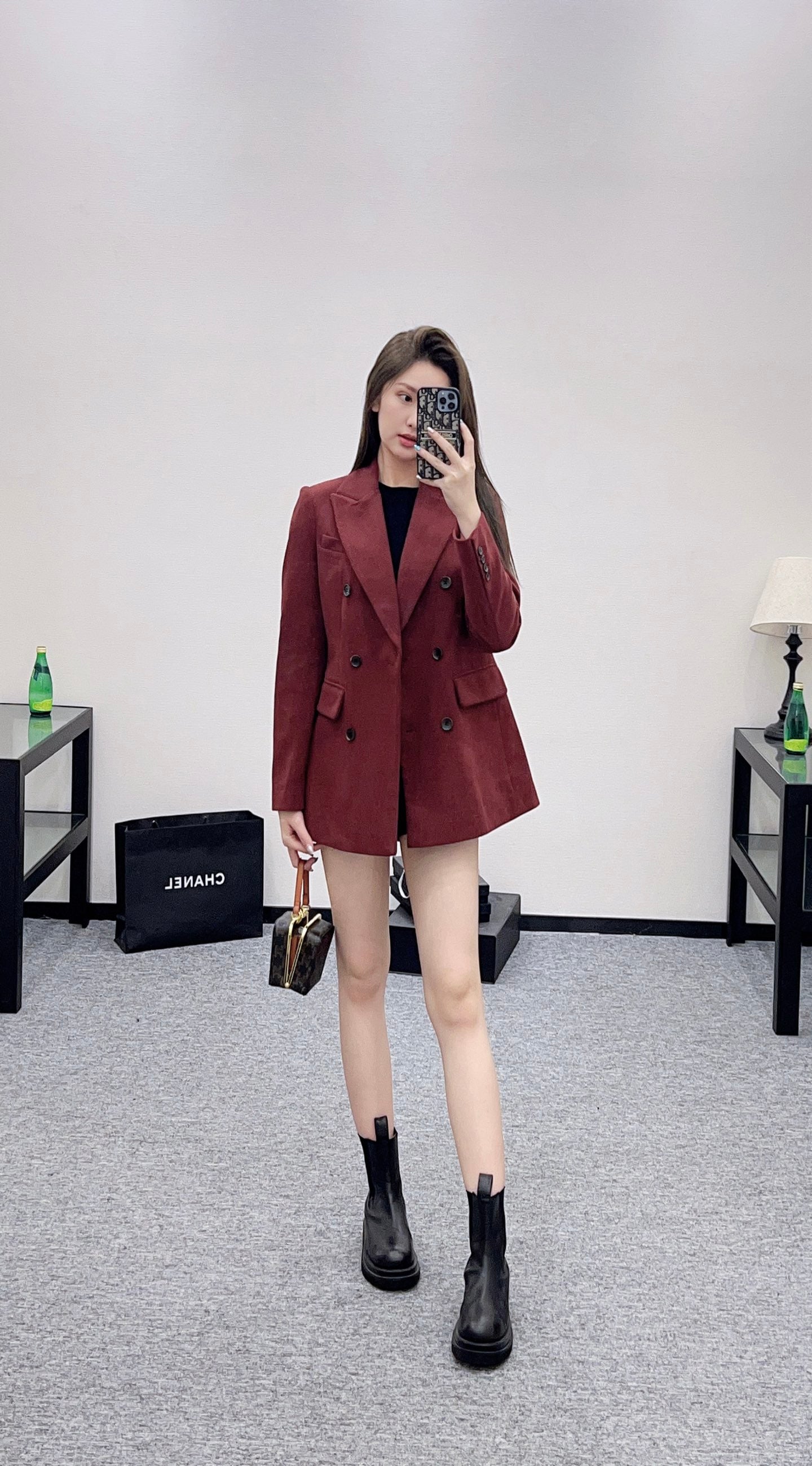 Bru 25 Corduroy lapel double breasted suit