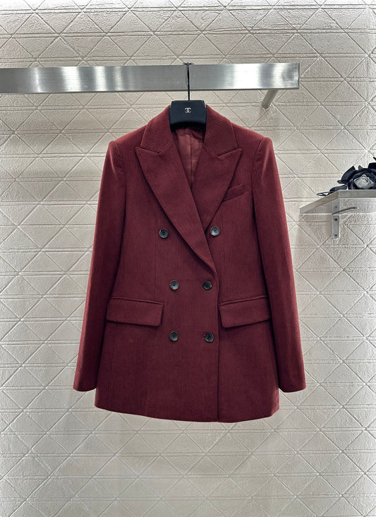 Bru 25 Corduroy lapel double breasted suit