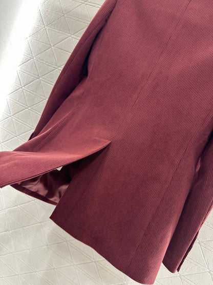 Bru 25 Corduroy lapel double breasted suit