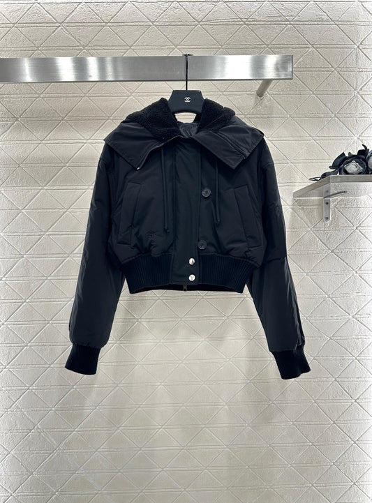 Di 25 Hooded zipper cotton jacket