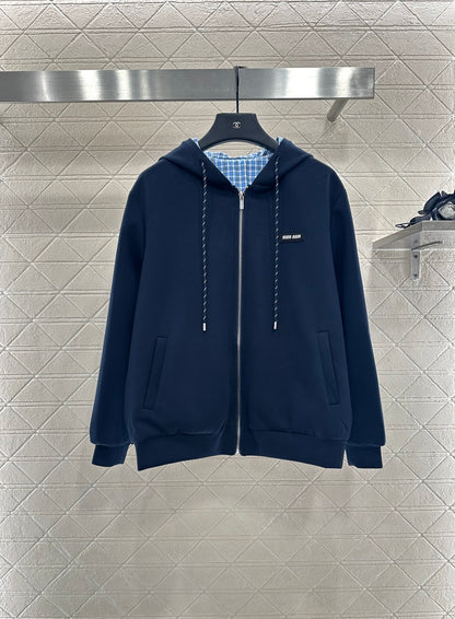 Mi 25 Double sided hooded jacket+long pants pure cotton set