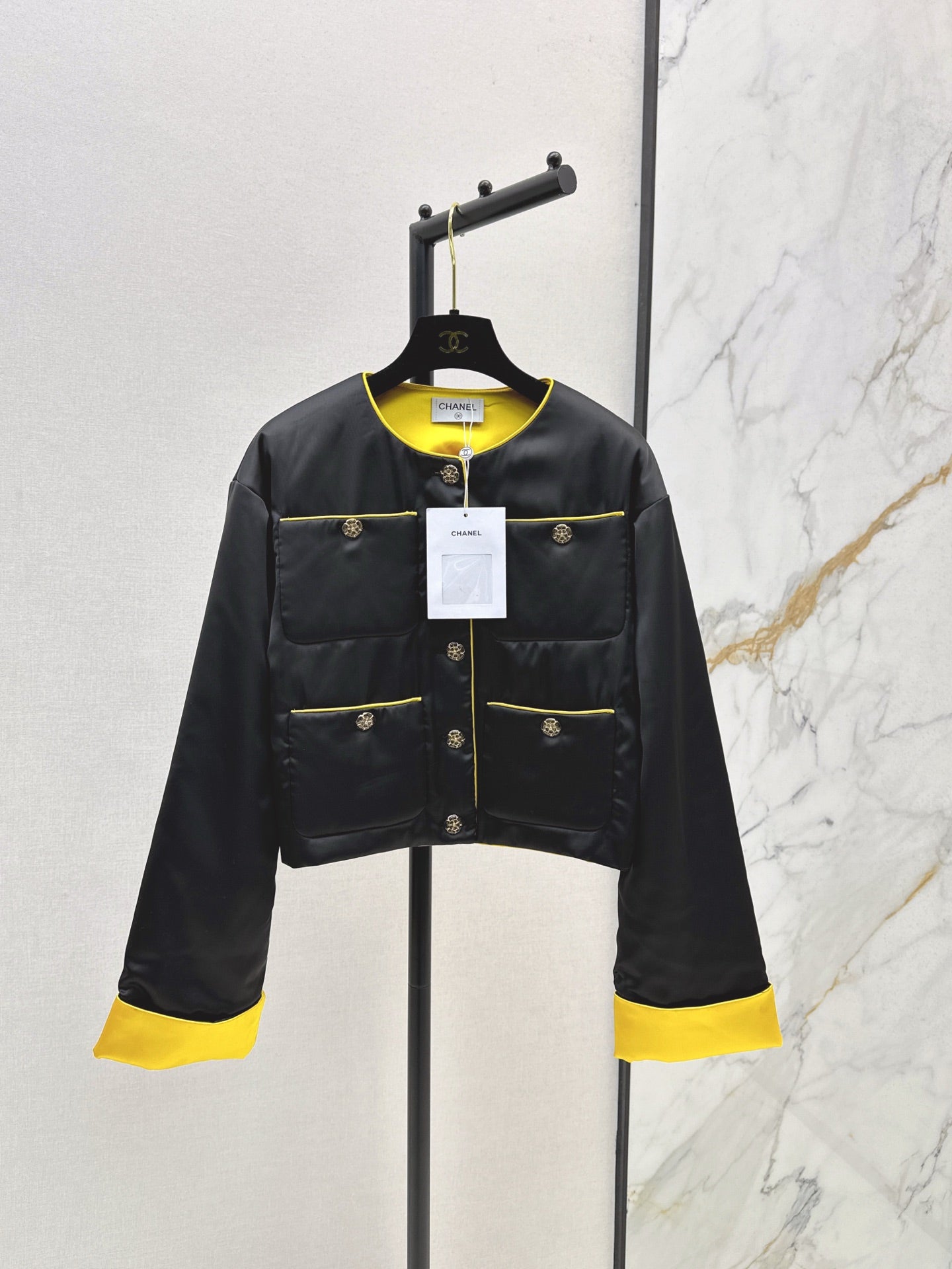 C 25 New round neck cotton jacket