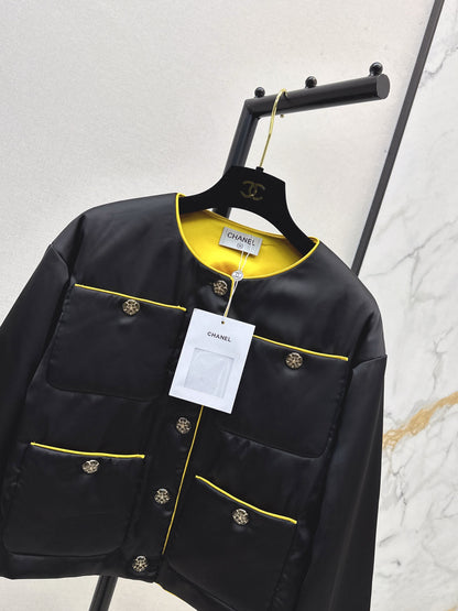 C 25 New round neck cotton jacket