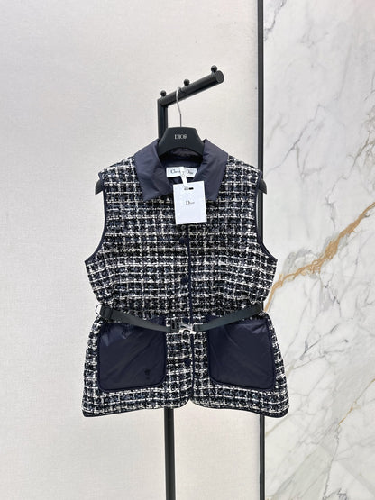 Di 25 New snowflake woven down vest jacket