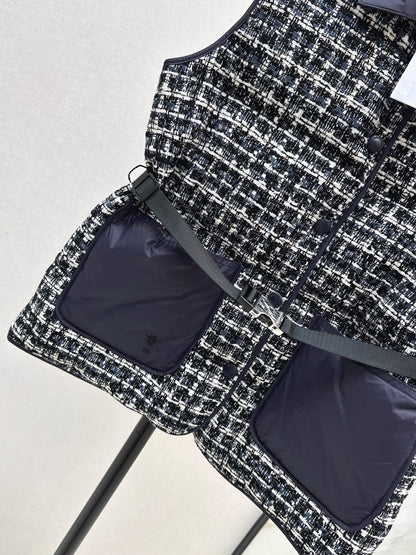 Di 25 New snowflake woven down vest jacket
