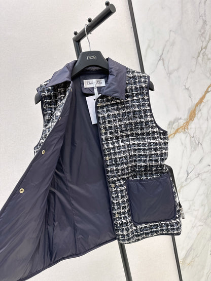 Di 25 New snowflake woven down vest jacket