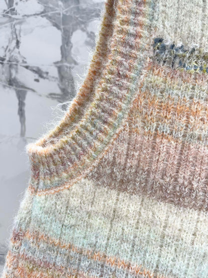 C 25 Gradient mohair vest