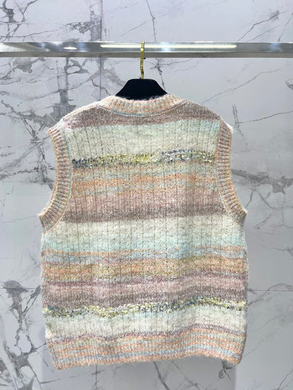 C 25 Gradient mohair vest