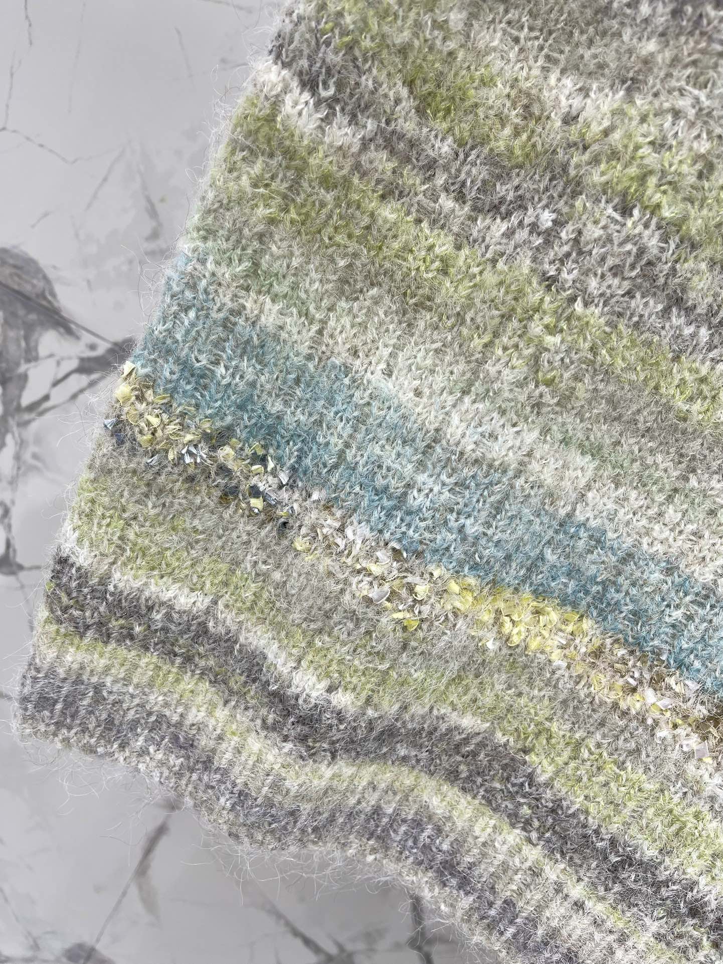 C 25 Gradient mohair vest