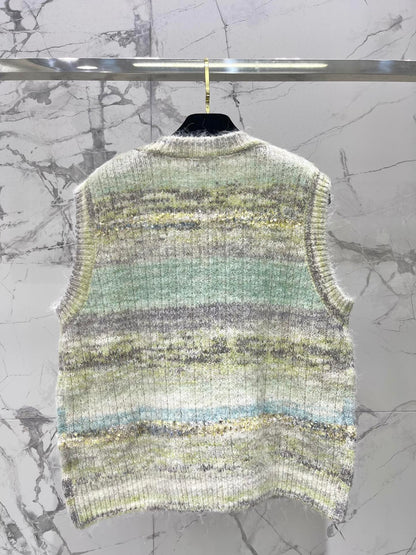 C 25 Gradient mohair vest
