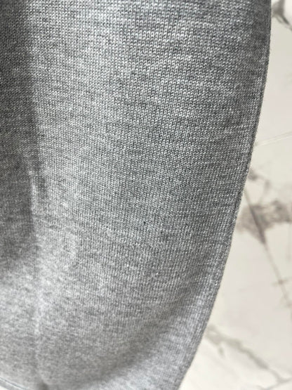 Lo 25 New Loose Cotton Blend Puzzle Pocket Knit wool Sweater