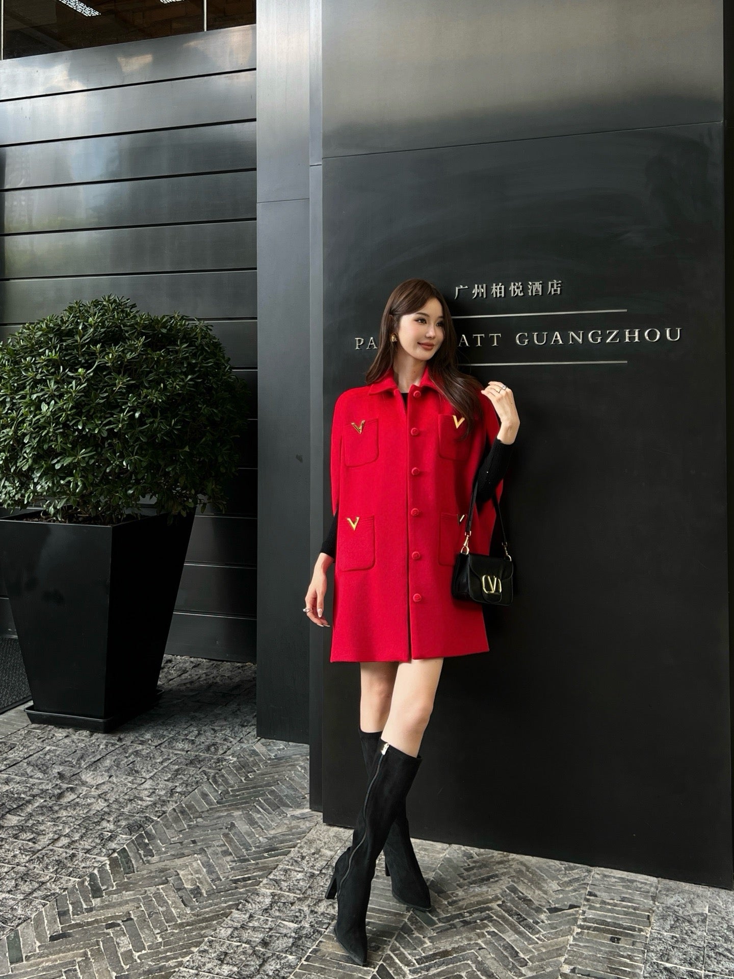 Val 25 New cape-style woolen coat