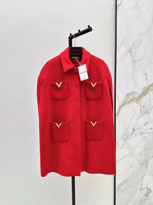 Val 25 New cape-style woolen coat