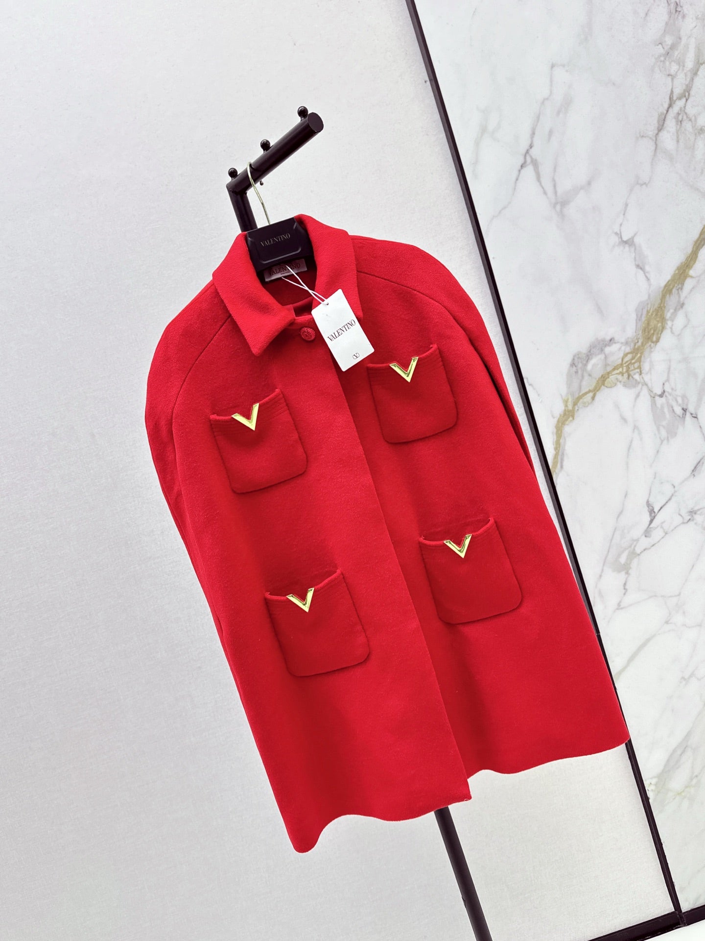 Val 25 New cape-style woolen coat