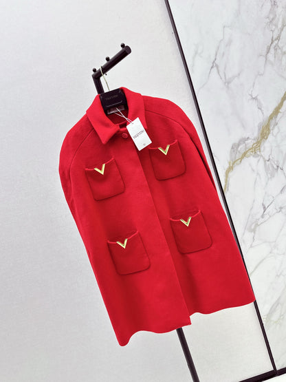 Val 25 New cape-style woolen coat