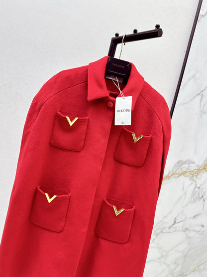 Val 25 New cape-style woolen coat