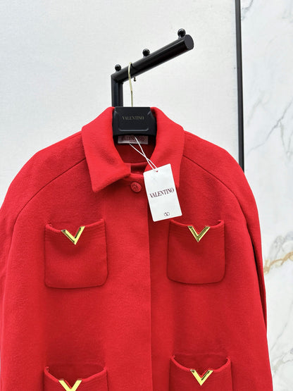 Val 25 New cape-style woolen coat