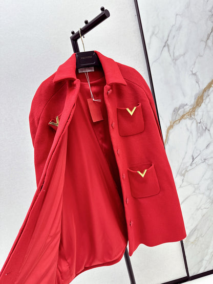 Val 25 New cape-style woolen coat