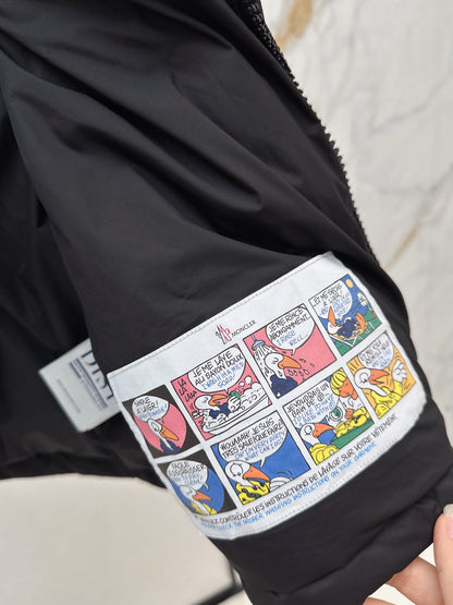 Mon 25 New environmentally friendly lambswool down jacket vest(White/Black)
