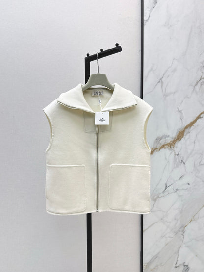 He 25 New wool cashmere vest jacket