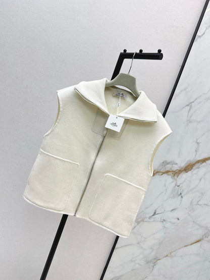 He 25 New wool cashmere vest jacket